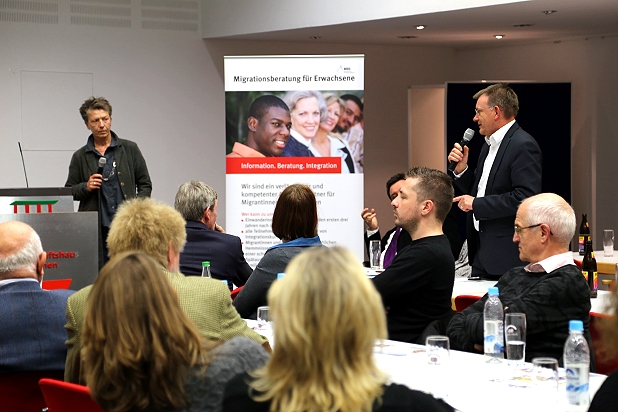 Podiumsdiskussion 10 Jahre Migrationsberatung für Erwachsene